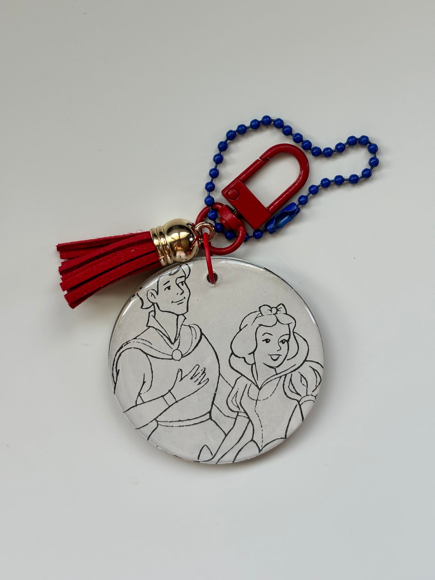 Snow Sketch Keychain