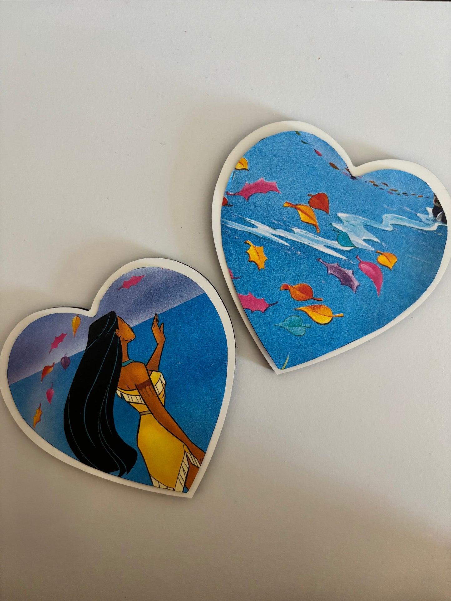 Just around the riverbend Heart Coaster Set