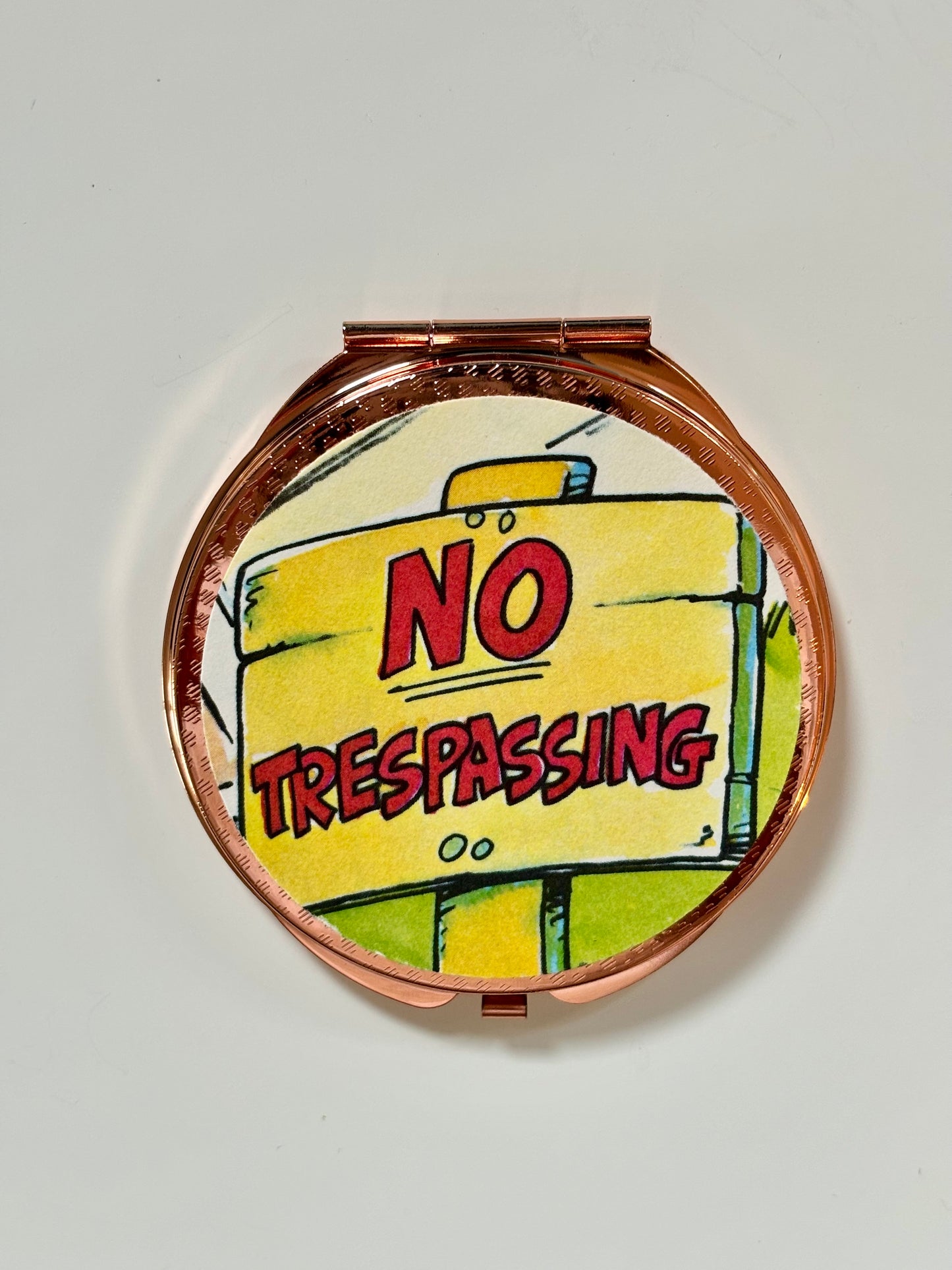 Daisy No Trespassing Mirror