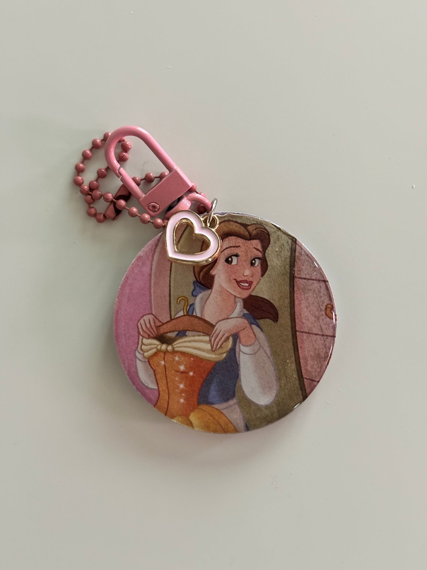 Belle and Madame de Garderobe Keychain