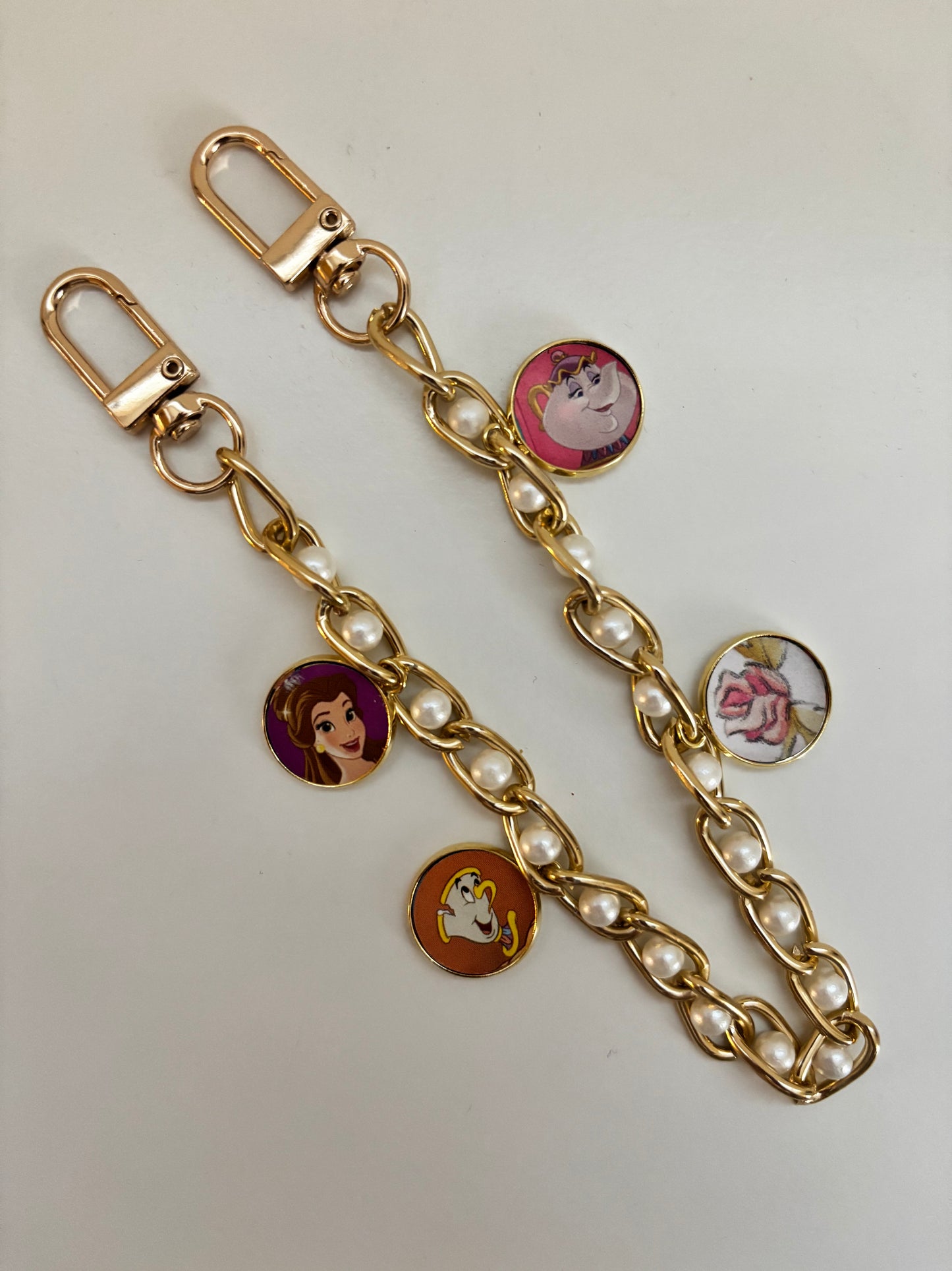 Rose Belle Charm Wristlet