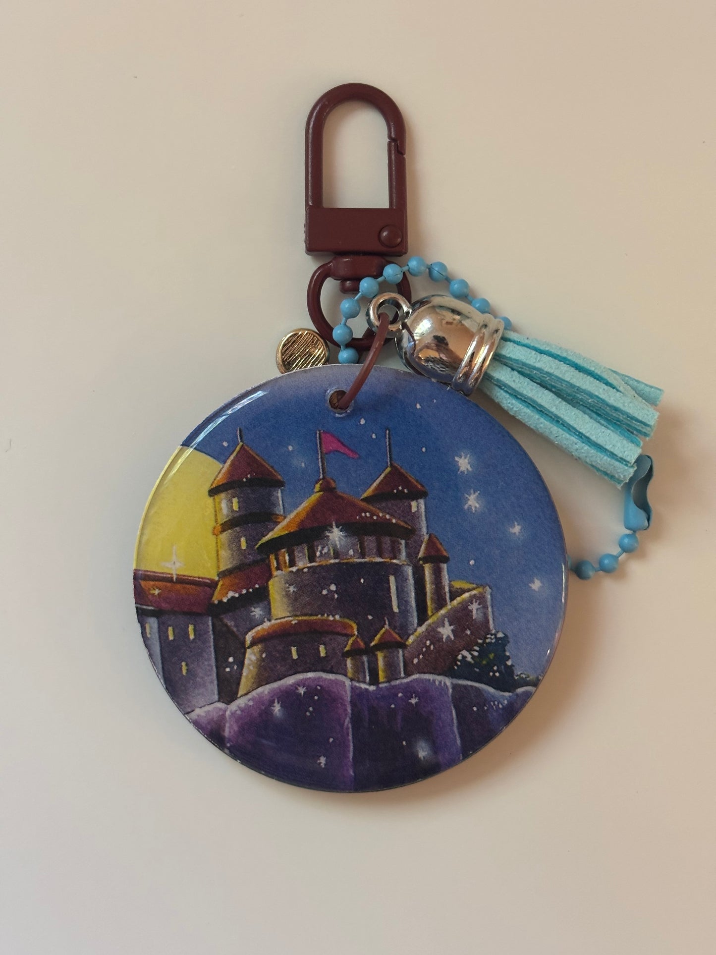 Ariel and Castle Keychain