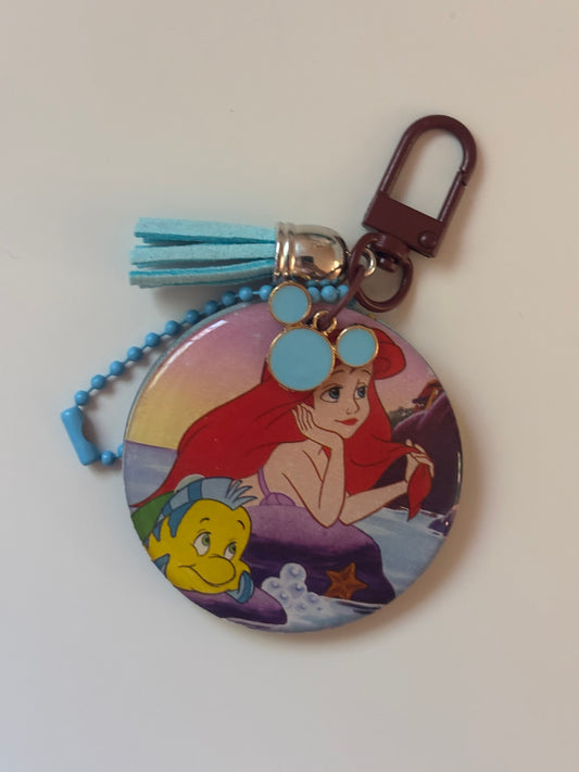 Ariel and Castle Keychain
