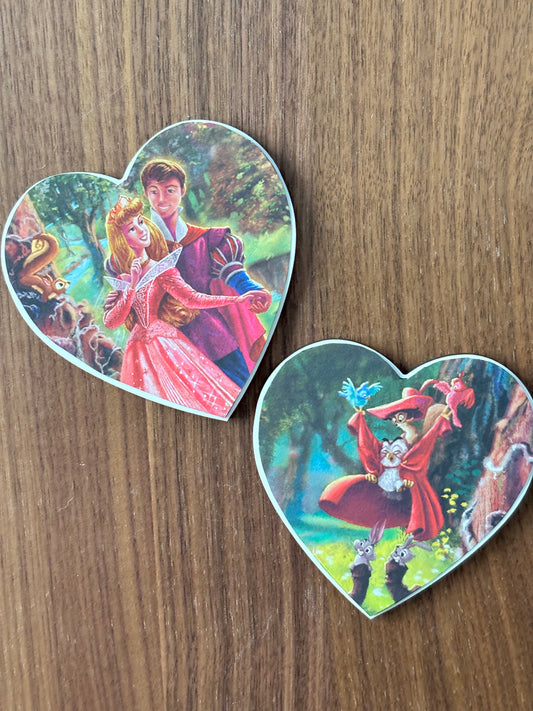 Aurora and Prince Coaster Set