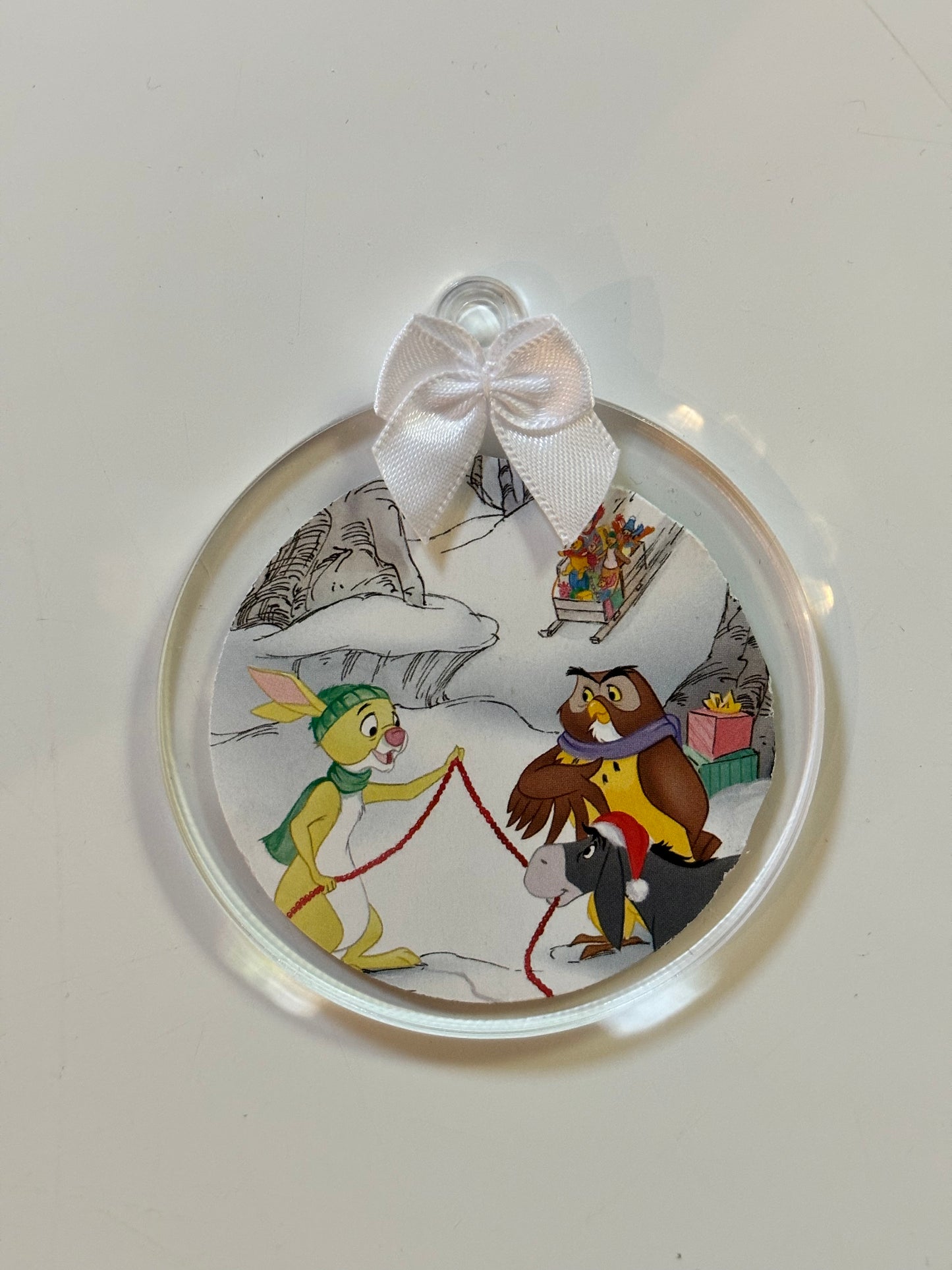 Winter Pooh and Gang Ornament