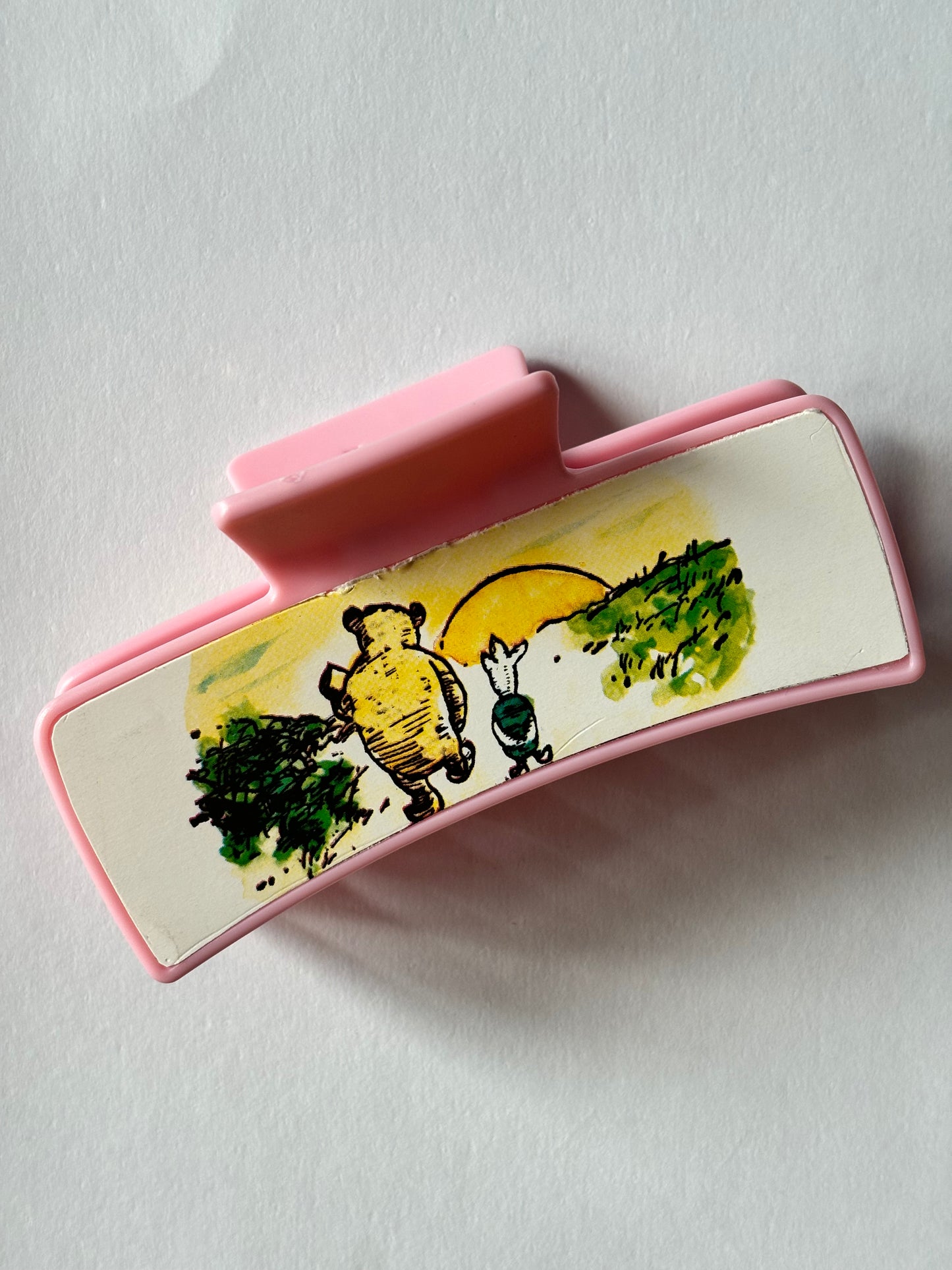 Vintage Piglet Pooh Hair Clip