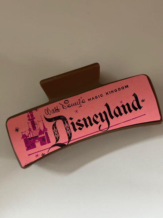 Vintage ticket Hair Clip